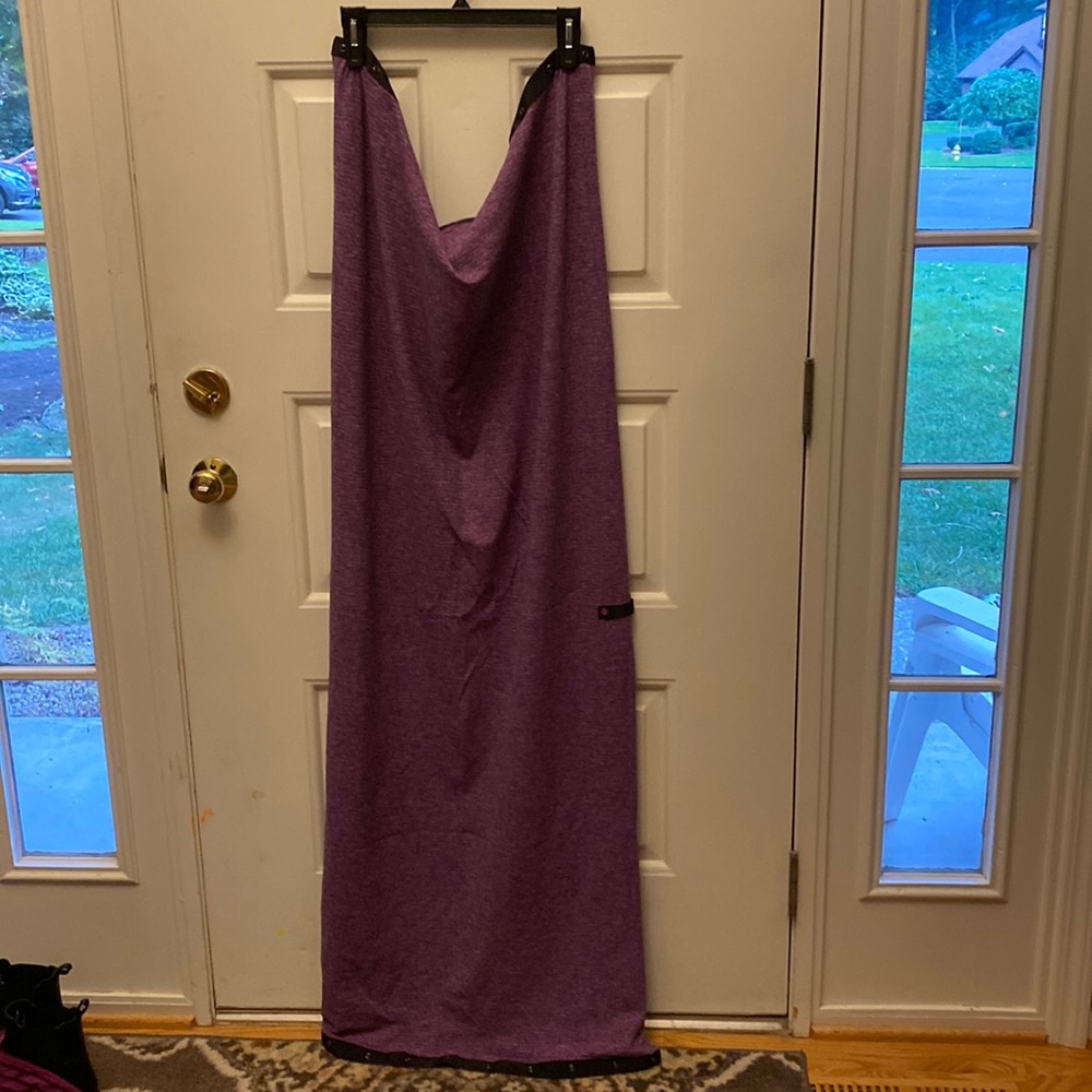 Lululemon Vinyasa Infinity scarf/wrap, purple and gray, like new